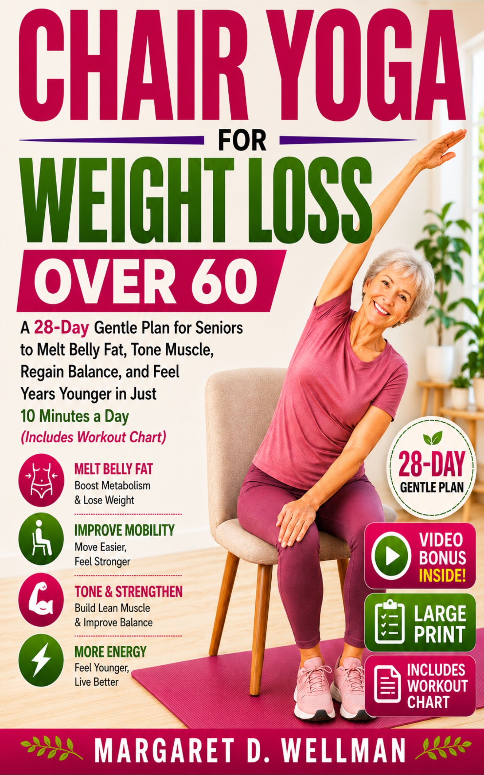 Chair Yoga for Weight Loss Over 60