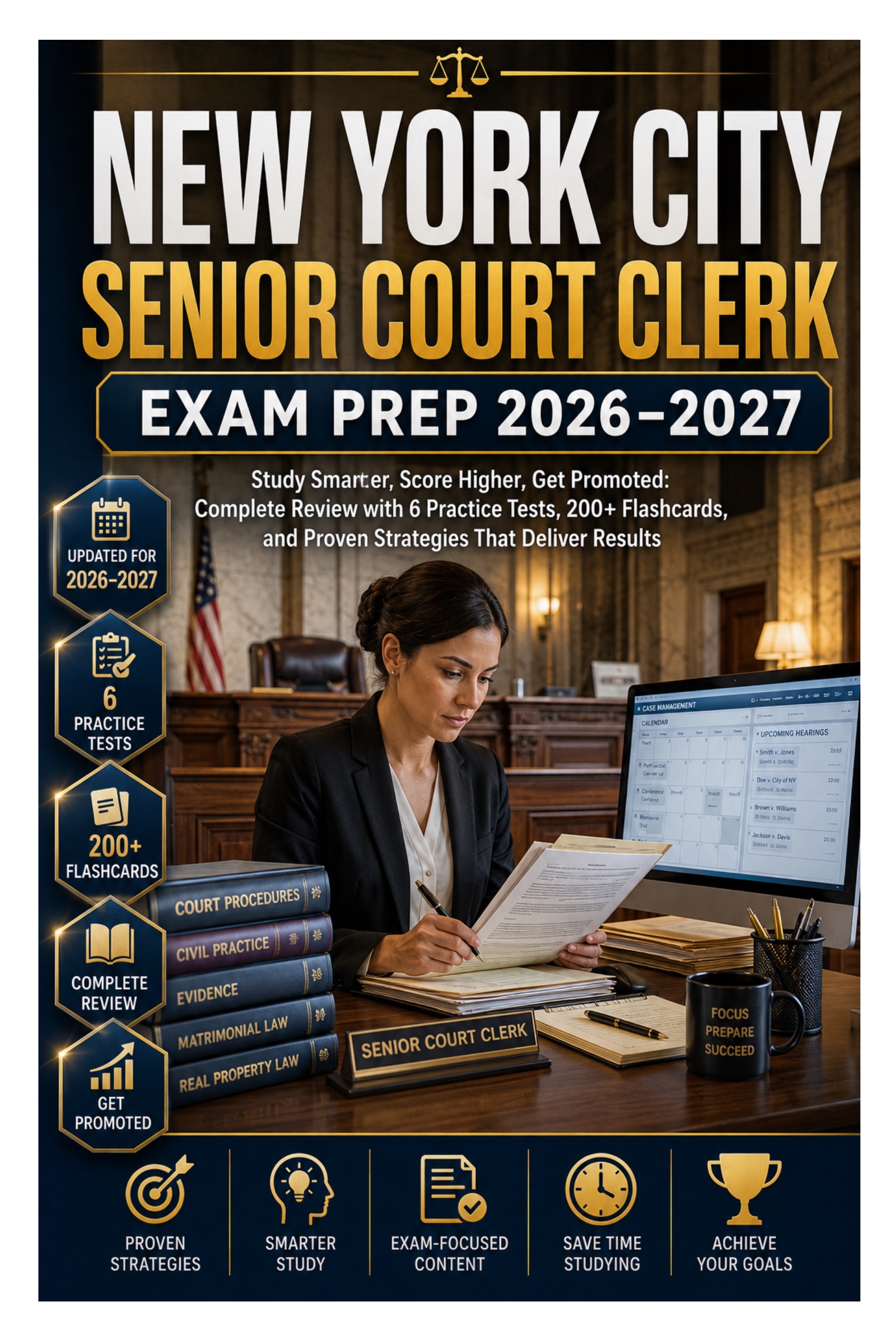 New York City Senior Court Clerk Exam Prep 2026-2027