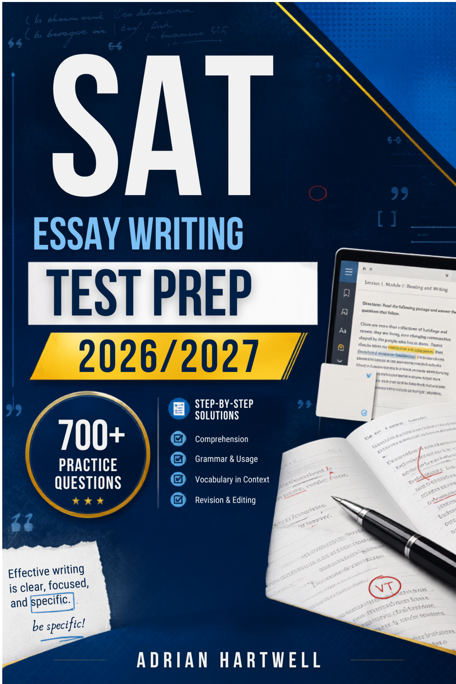 SAT ESSAY WRITING TEST PREP 2026/2027