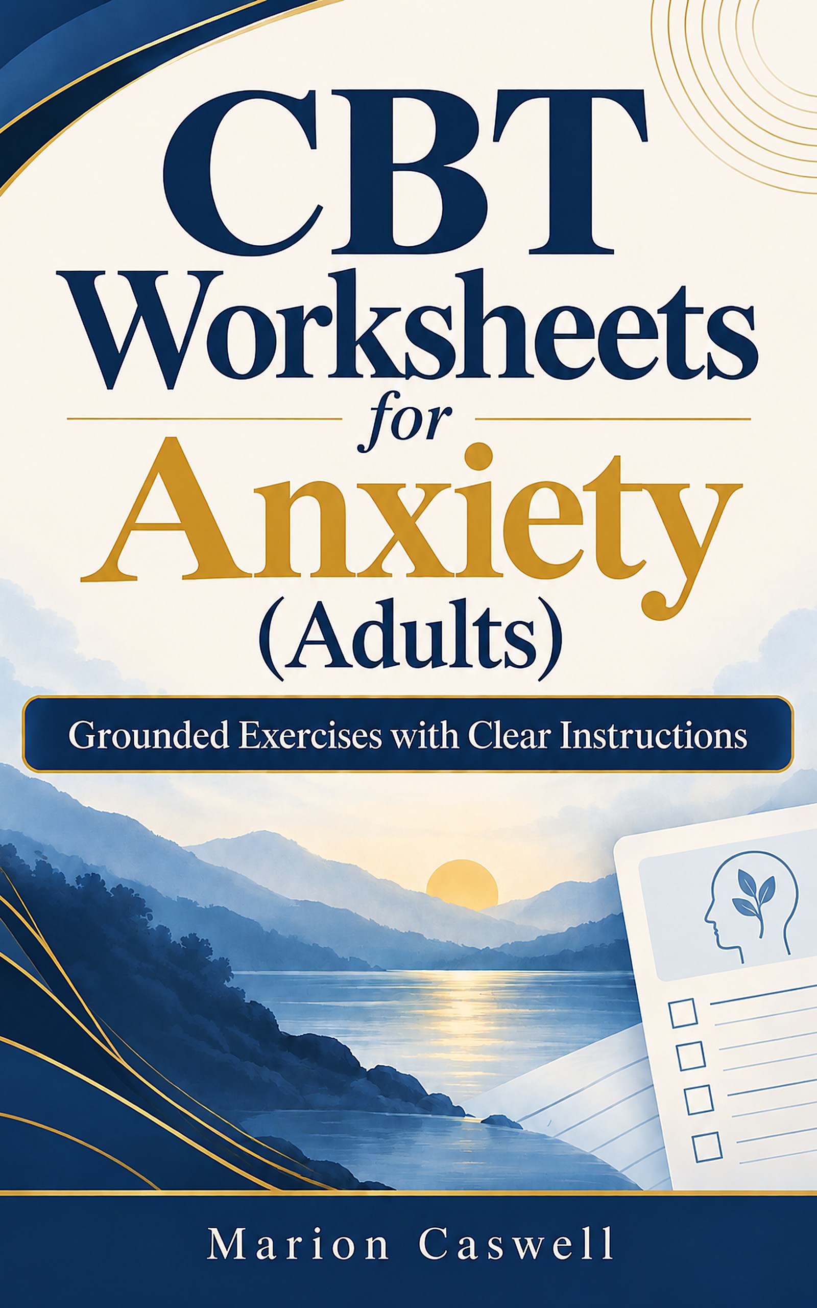 CBT Worksheets for Anxiety (Adults)