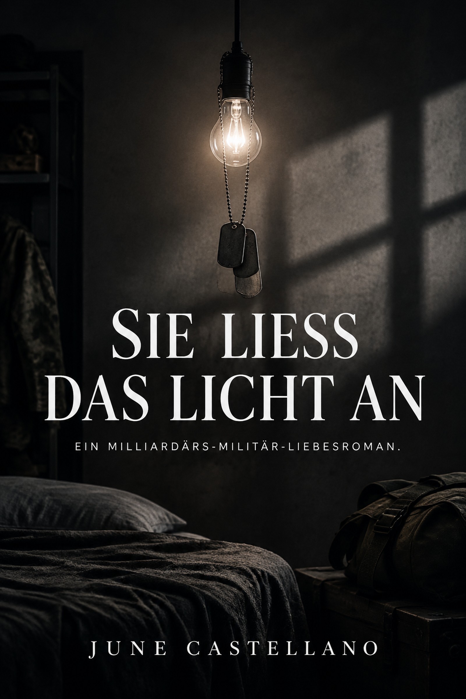 Sie ließ das Licht an